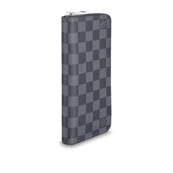 Authentic Louis Vuitton Zippy Wallet - Damier Graphite Canvas - Picture 1 of 6
